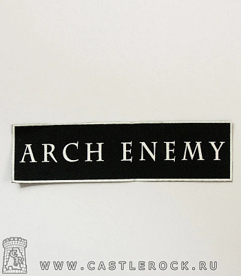 нашивка arch enemy (надпись белая, кант)