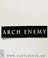 нашивка arch enemy (надпись белая, кант)