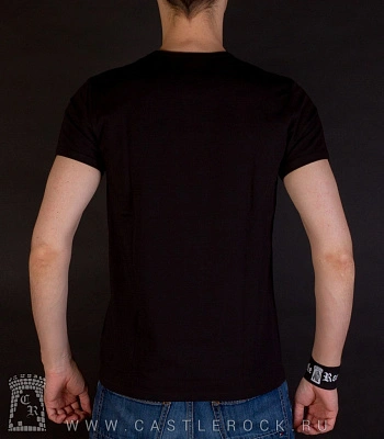 футболка череп панка (светится)