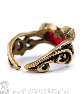 кольцо joker лолита эмаль (красная) б