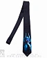 галстук дракон синий