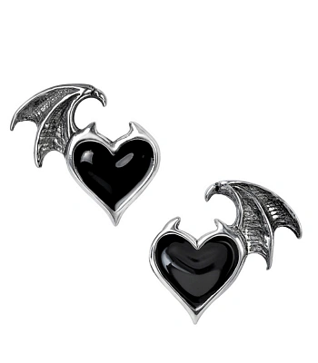 серьги alchemy gothic (алхимия готик) e444 blacksoul