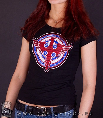 женская футболка 30 seconds to mars (феникс)