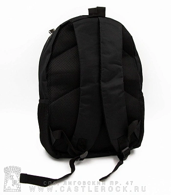 рюкзак принт скелет барабанщика панка