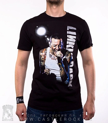 футболка linkin park chester bennington