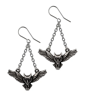 серьги alchemy gothic (алхимия готик) e494 noctis athena