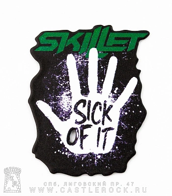 магнит металлический skillet "sick of it"