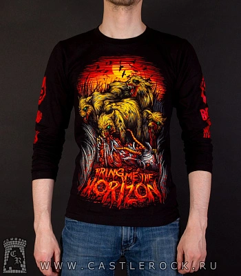 футболка bring me the horizon (волки) д/р