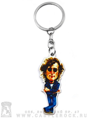 брелок металлический beatles john lennon