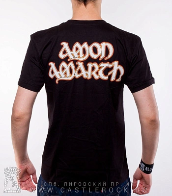 футболка amon amarth (дракон и драккар)