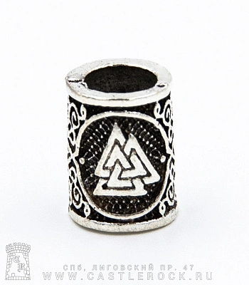 украшение для волос и бороды валькнут (металлик)