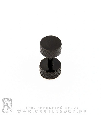 Обманка Плага Сталь Черная с Насечками 1,2 х 7 х 6/6