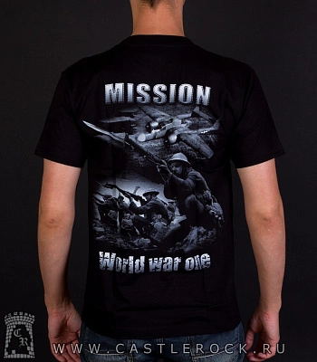 футболка army военные "mission world war one"