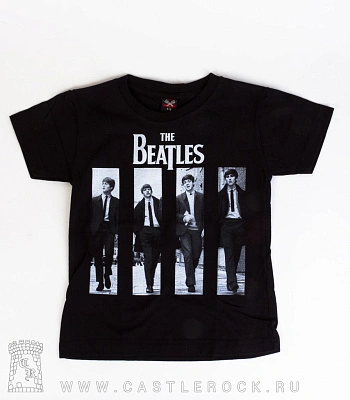 футболка детская beatles (группа ч/б)