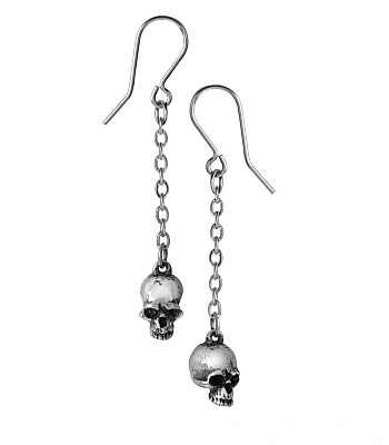 серьги alchemy gothic (алхимия готик) e364 deadskull