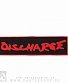нашивка discharge (лого красное)