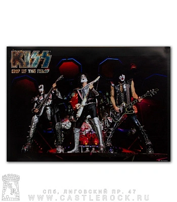плакат kiss "end of the road"