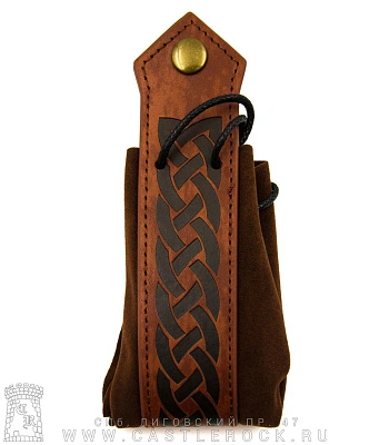 сумка на пояс кельтский орнамент (коса)