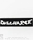 нашивка discharge (лого белое)