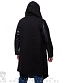 мантия с рукавами к/з (черная)