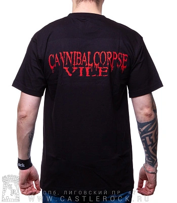 футболка cannibal corpse "vile" (принт большой)