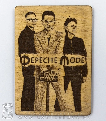 магнит деревянный depeche mode (вертикальный)