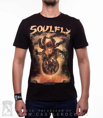 футболка soulfly "conquer"