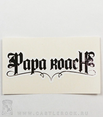 наклейка papa roach (лого)