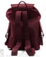 рюкзак кожаный o'skull бордовый (большой)