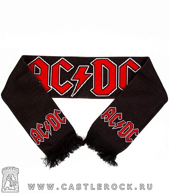 шарф ac/dc (красное лого)