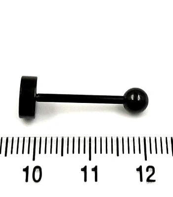 Штанга Сталь Черная с Рисунком Пентаграмма 1,6 х 16 х 5/8