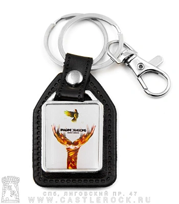 брелок прямоугольный на подкладке imagine dragons "smoke+mirrors"