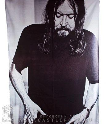 постер тканевый гражданская оборона егор летов (ч/б)