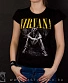 женская футболка nirvana kurt cobain (в очках)