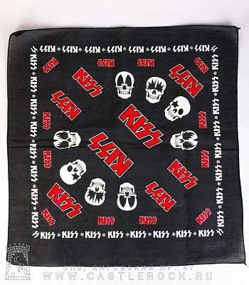 бандана kiss (черепа)