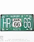табличка номерной знак route 66 "historic route"