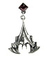 серьга alchemy gothic (алхимия готик) e229 sanguine torpor