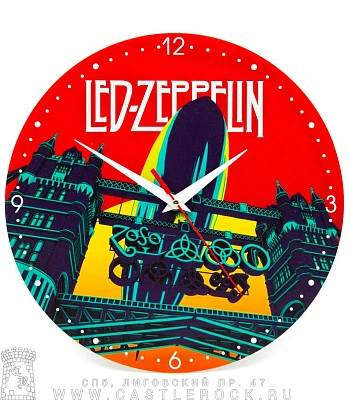 часы настенные led zeppelin "celebration day"