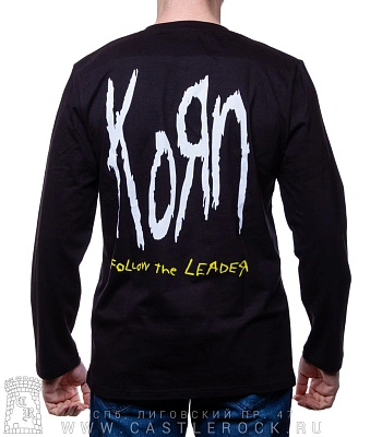 футболка korn "follow the leader" д/р