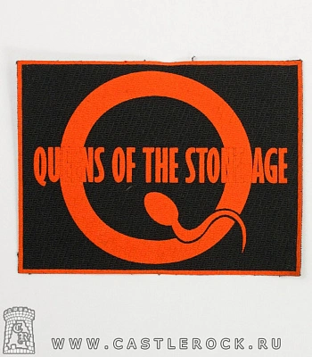 нашивка queens of the stone age (лого красное)