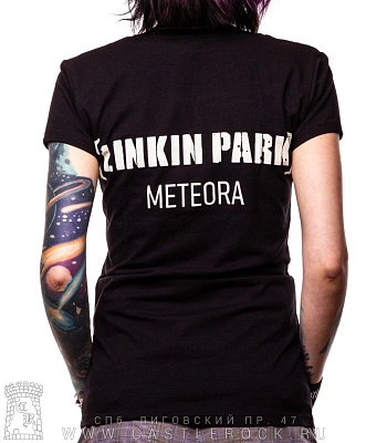 женская футболка linkin park "meteora" (принт большой)