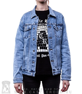 куртка джинсовая женская голубая 815#