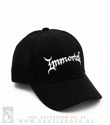 бейсболка immortal (шесть клиньев, вышивка)