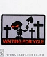 нашивка термо waiting for you (вышивка)