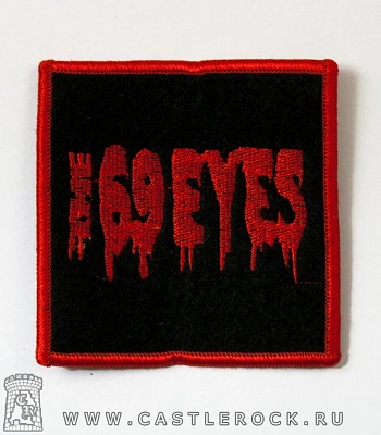 нашивка 69 eyes (лого, вышивка)