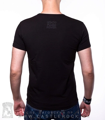 футболка череп "waves of glow fluro skull" (светится)