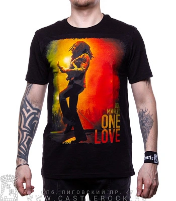 футболка bob marley "one love"