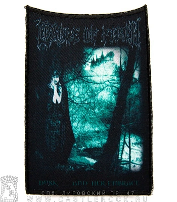 нашивка cradle of filth "dusk… and her embrace"