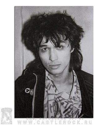 открытка кино в. цой (гримерка лдм) н. васильева-халл