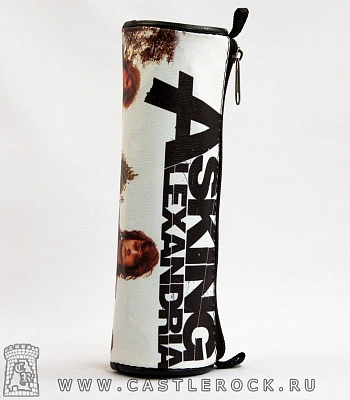 пенал asking alexandria (группа, ч/б)